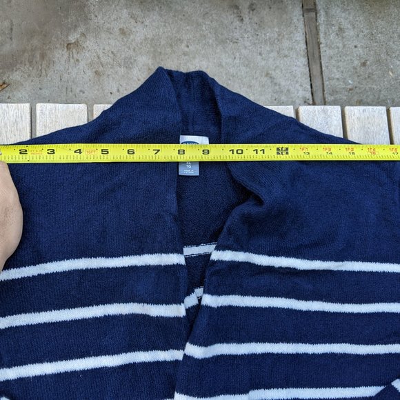 Old Navy Women Sweater Wrap Coat Stripped - Picture 7 of 16